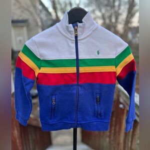 Polo by Ralph Lauren Striped Zip-up jacket
